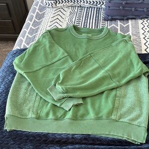 Green aerie oversized women’s sweatshirt